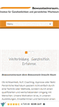 Mobile Screenshot of bewusstseinsraum.de